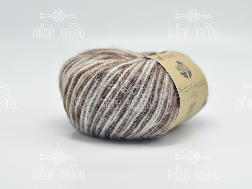 Lana Grossa Natural Alpaca Pelo Color (208)