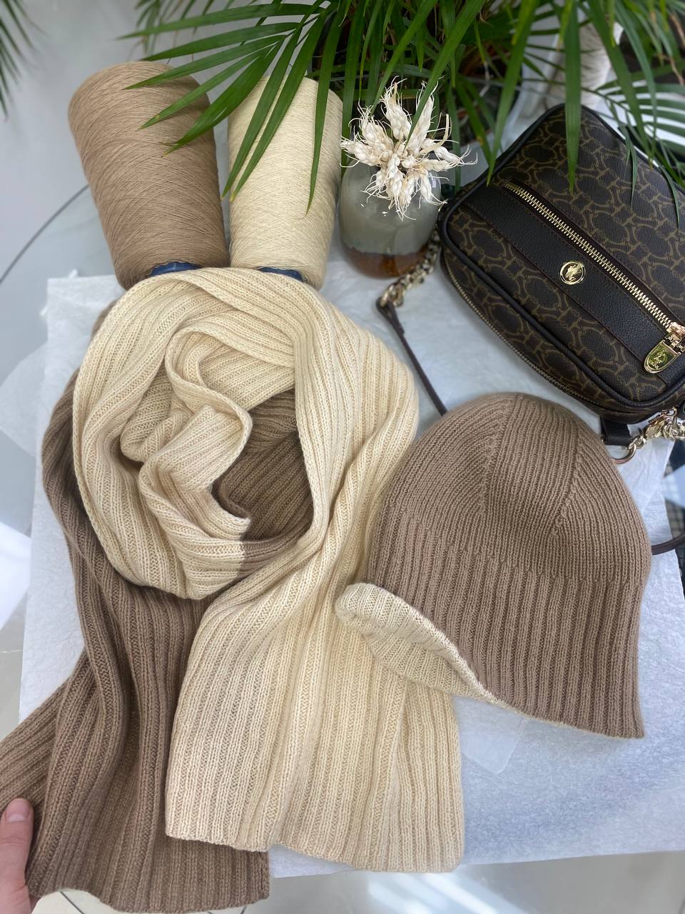 Бобинная пряжа Loro Piana Baby Cashmere Nm 2/26 226430 - голубой