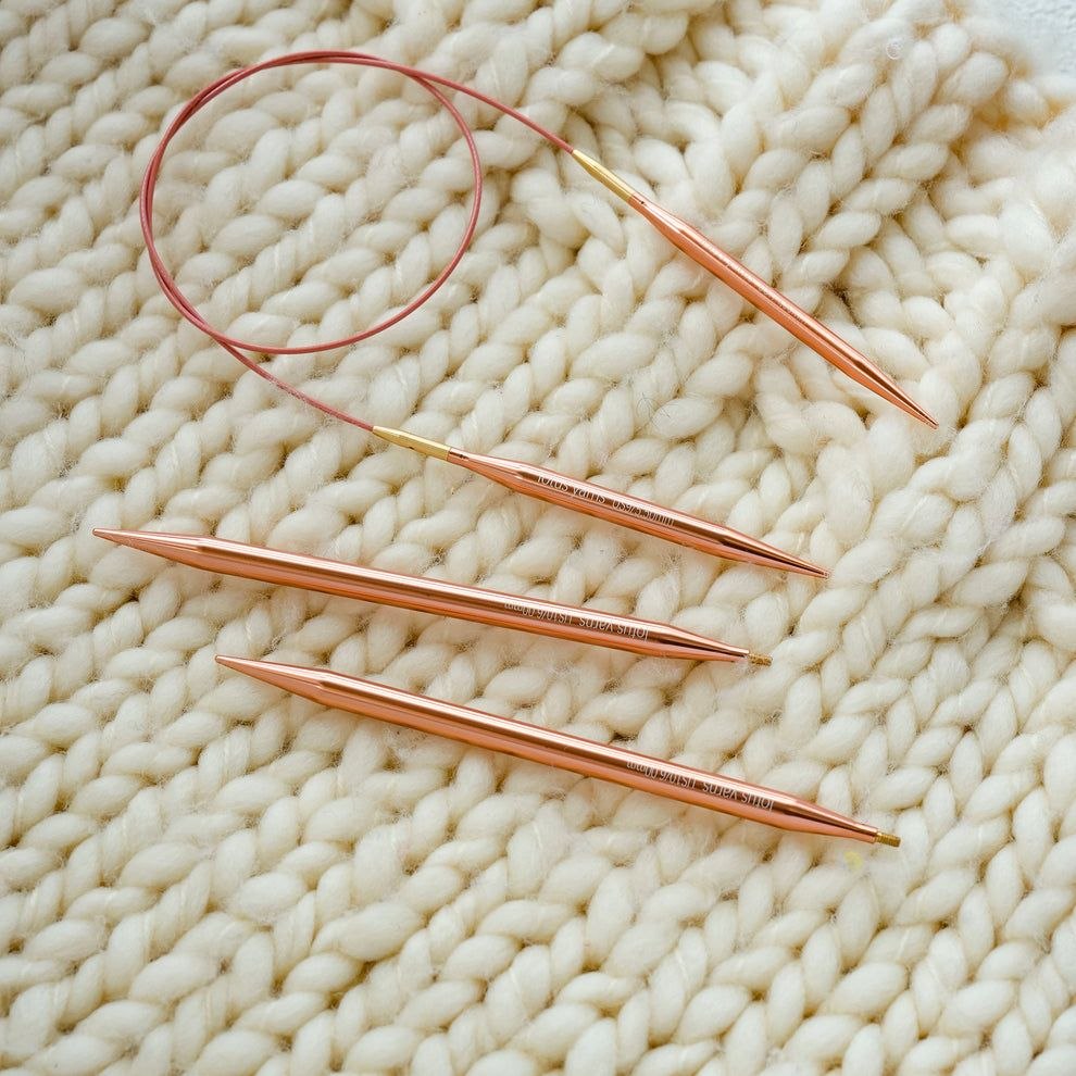 Lotus Yarns Alps Спицы съемные алюминиевые полноразмерные 13 см