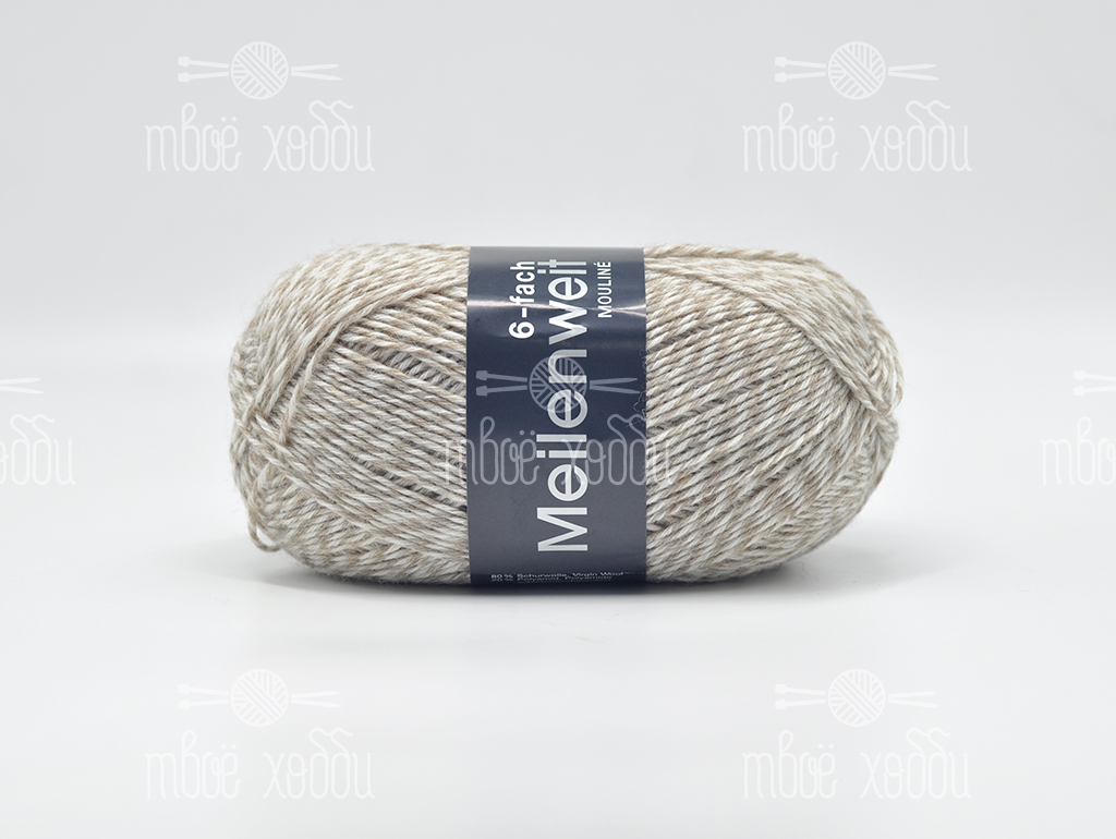 Lana Grossa Meilenweit 6-Ply 150 Mouline (8508)