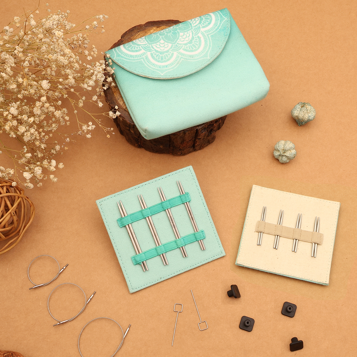 KnitPro Набор съемных спиц мини Mindful "Petite Mini", длина 5 см и  7,5 см