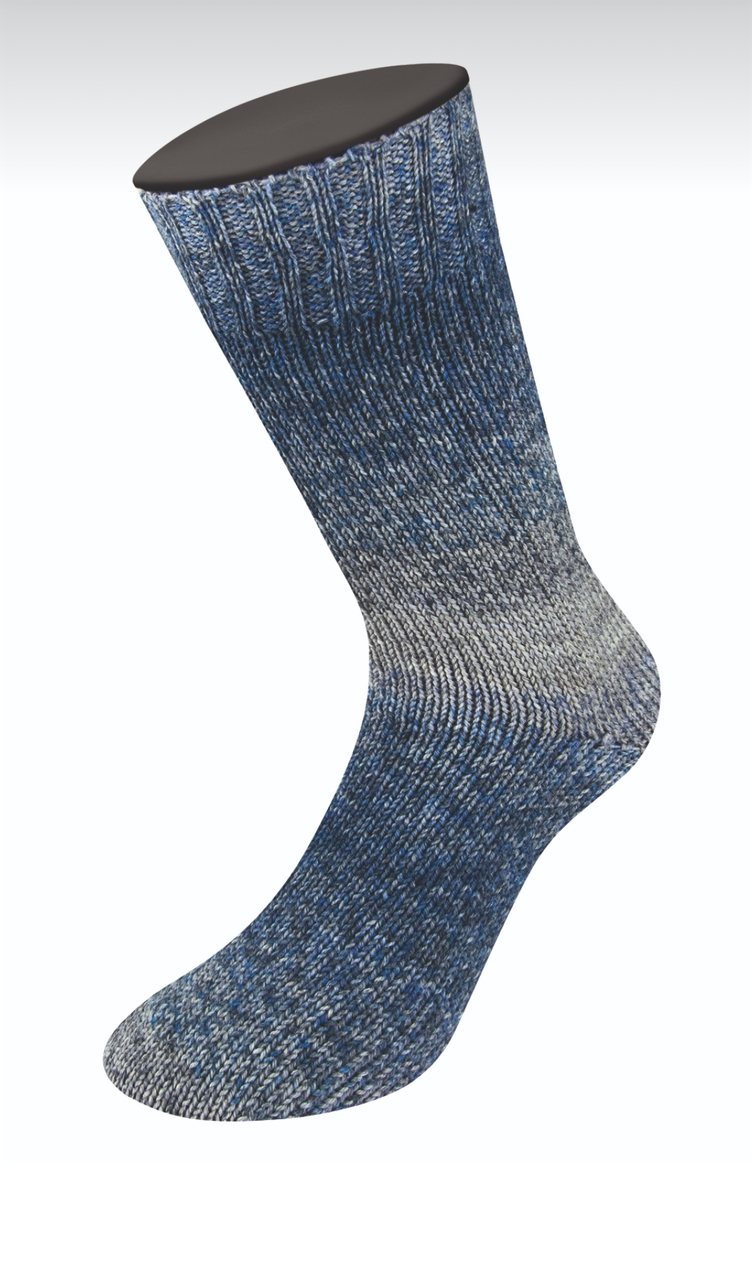 Lana Grossa Meilenweit 100 Denim Mix Black (4609)