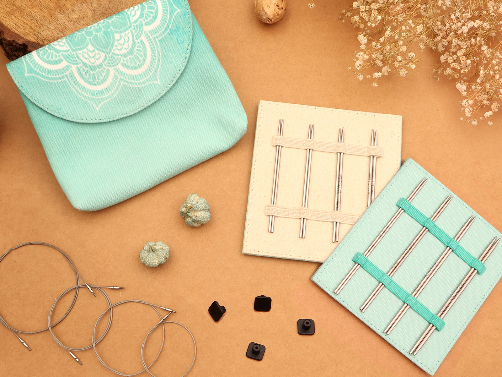 KnitPro Набор съемных спиц Mindful "Petite Midi", длина 10 см и 13 см
