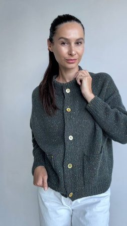 Описание Бомбер-кардиган Tweed