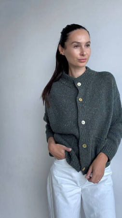 Описание Бомбер-кардиган Tweed