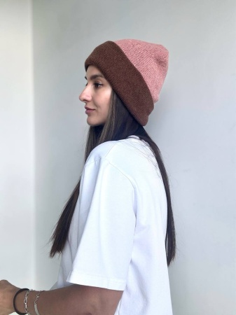 Описание Шапки Double hat из Coarsehair