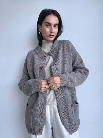 Описание Бомбер-кардиган Tweed