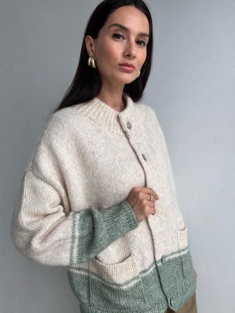 Описание Бомбер-кардиган Tweed